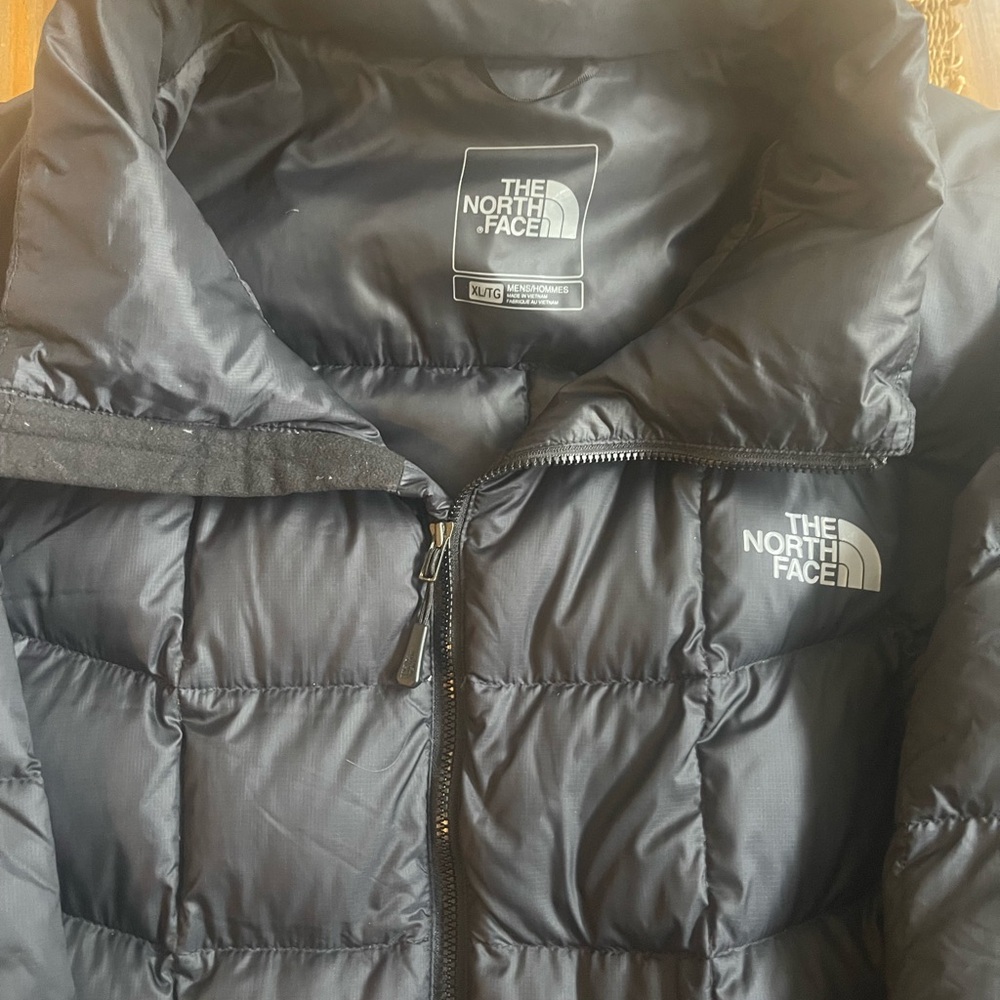 NORTH FACE 800 PRO SERIES DOWN JACKET MENS XL PTP 25 HEM 27 BLACK NICE 800 - Picture 16 of 16